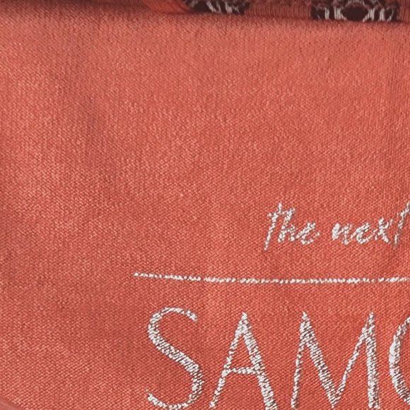 Samoon Pre-loved Plus-size Tangerine Long Tank Scoop Neck. Size 22 US - Picture 5 of 5